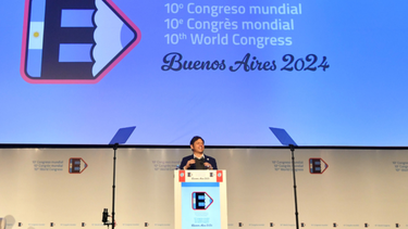El gobernador de la provincia de Buenos Aires, Axel Kicillof, participó de la apertura del 10° Congreso Mundial de la Internacional de Educación (IE). (Gobernación)