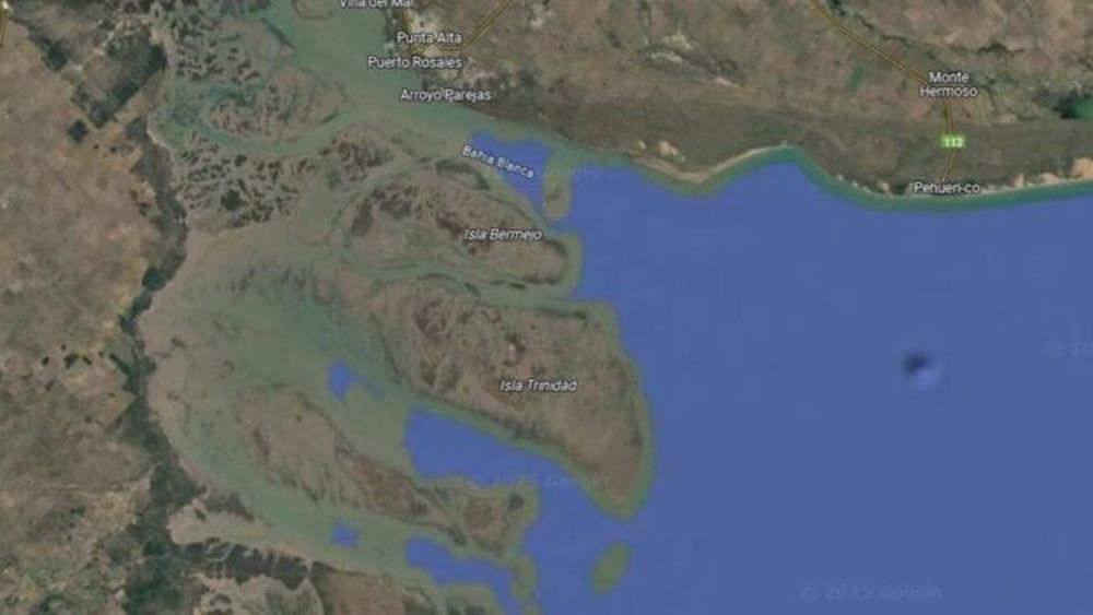 Las islas Bermejo y Trinidad. - Google Maps -