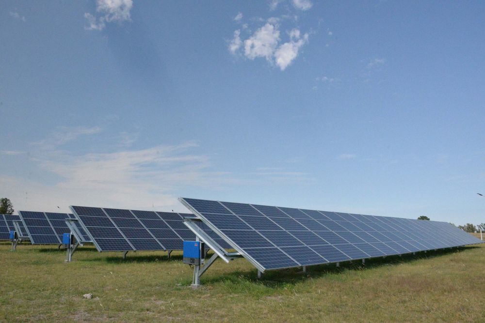 Las instalaciones de un parque solar.&nbsp;