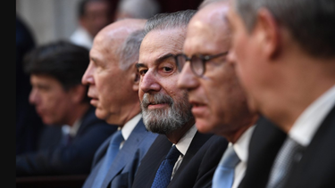 Los cuatro miembros de la Corte Suprema de Justicia, Ricardo Lorenzetti, Juan Carlos Maqueda, Carlos Rosenkrantz y Horacio Rosatti. (Archivo)