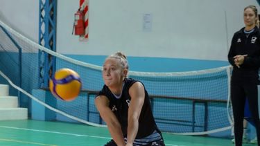 Bernardita Aguilar, de Pergamino. jugadora de la selección argentina de vóleibol.