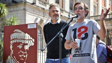 A 18 años de la segunda desaparición de Jorge Julio López, su hijo Rubén López.