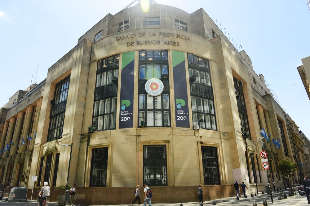 La casa central del Banco Provincia.&nbsp;