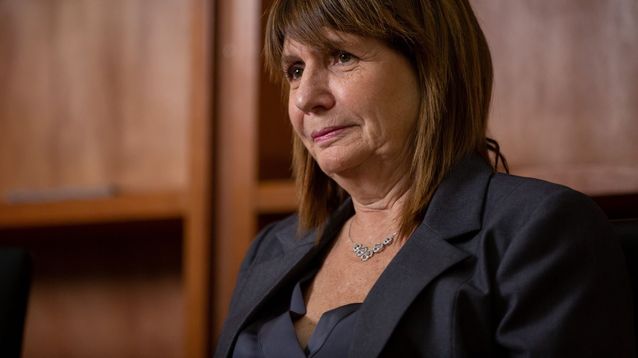La senadora Patricia Bullrich.