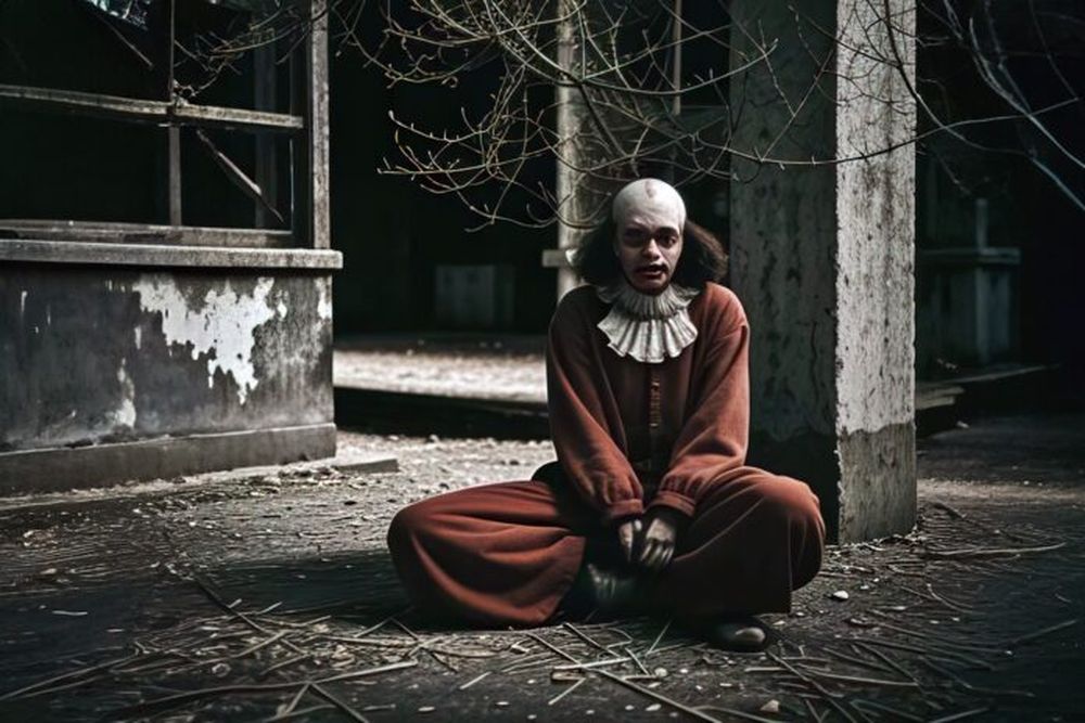 ¿Quién o qué era el ser que los habitantes de Alberti llamaron “Payaso Asustador”? ¿Y por qué apareció y desapareció de repente? (Imagen generada por IA)