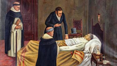 “El General Belgrano muere pobre rodeado de religiosos Dominicos y el doctor Joseph Redhead en 1820” (Tomás Ignacio del Villar, 1947).